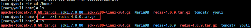 Linux安装redis和部署
