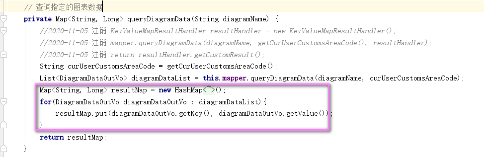 java.lang.Long cannot be cast to java.util.Map-Oracle查询异常处理