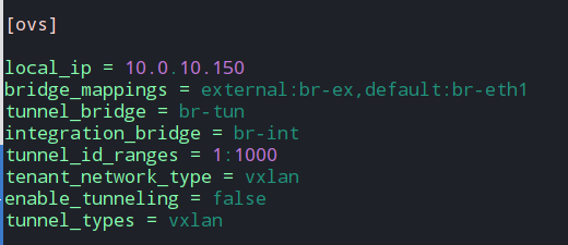 openstack ovs实现vlan组网