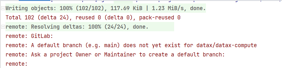 IDEA添加gitlab仓库并上传代码（无需使用任何git指令），报错Ask a project Owner or Maintainer to create a default branch解决方案