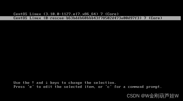 Centos7快速重置root密码