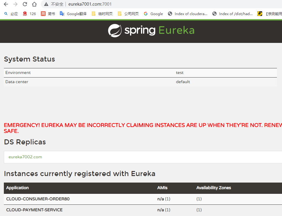 SpringCloud无介绍快使用，集群Eureka服务注册中心cloud-eureka-server7002搭建（十一）