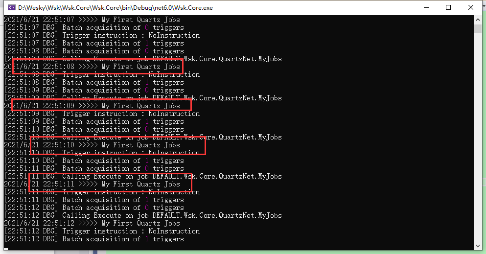 十七、.net core（.NET 6）搭建基于Quartz组件的定时调度任务