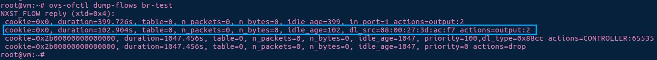 OpenvSwitch系列之四 ovs-ofctl命令使用