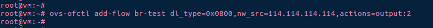 OpenvSwitch系列之四 ovs-ofctl命令使用