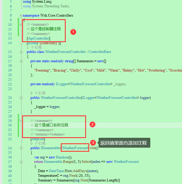 三：.net core（.NET 6）给swagger添加文档注释详细步骤