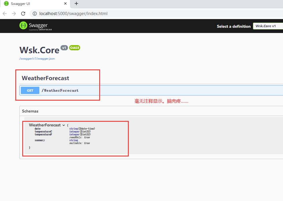 三：.net core（.NET 6）给swagger添加文档注释详细步骤