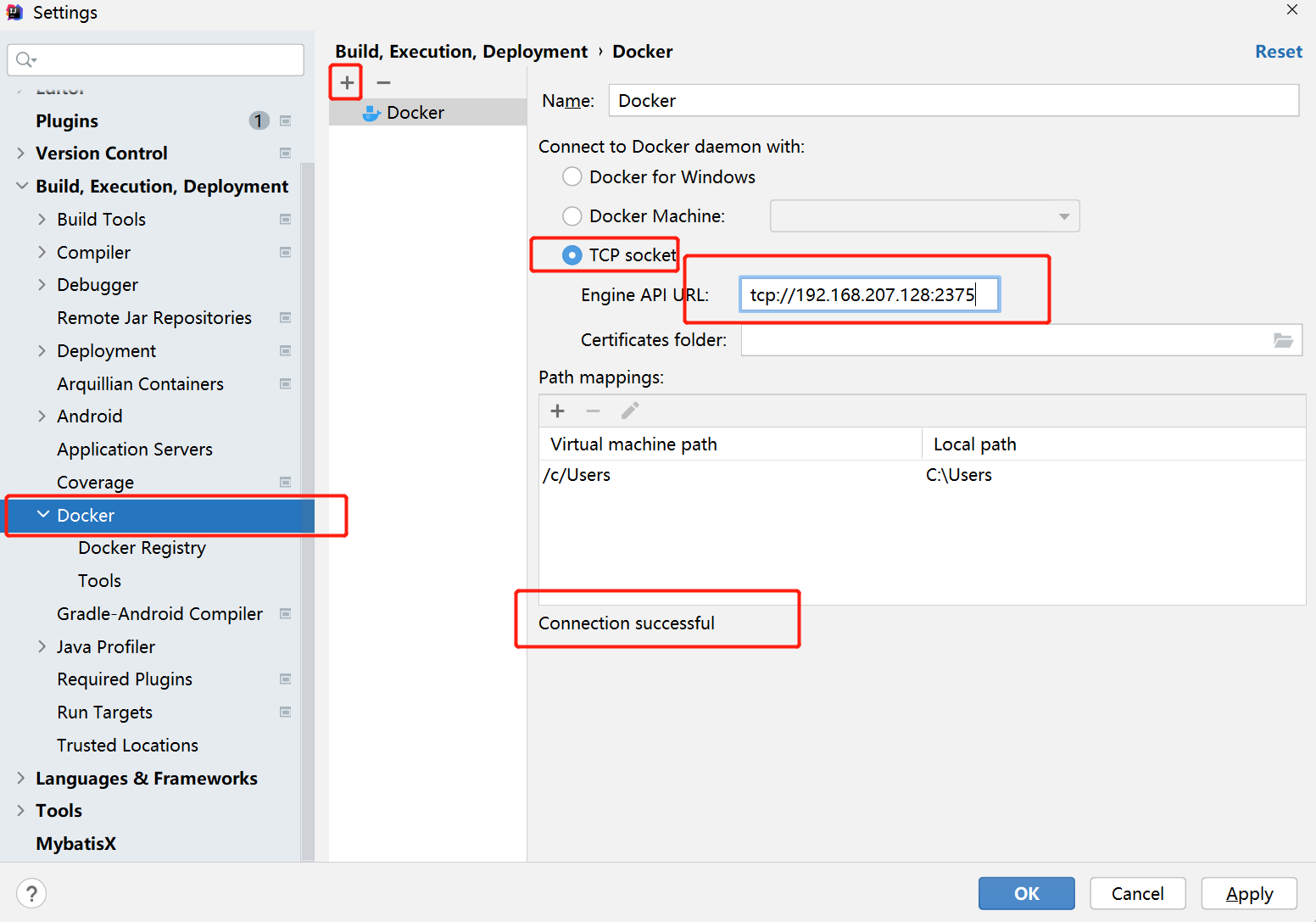 IDEA远程打包Docker镜像