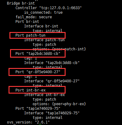 openstack使用openvswitch实现vxlan组网