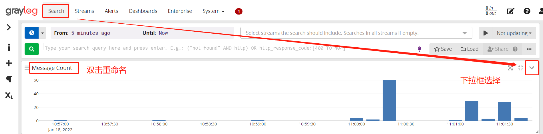 graylog+kafka+zookeeper（单机测试及源码），仪表板Dashboards创建及使用（八）