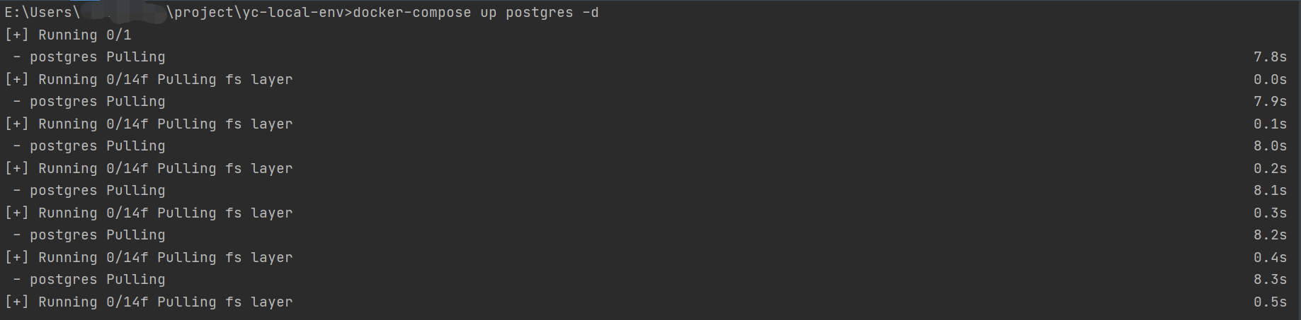 安装postgres