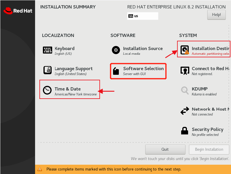 RHCE01-Redhat 8 的安装和初始配置