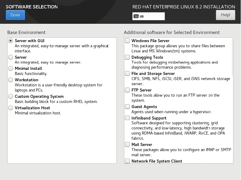 RHCE01-Redhat 8 的安装和初始配置