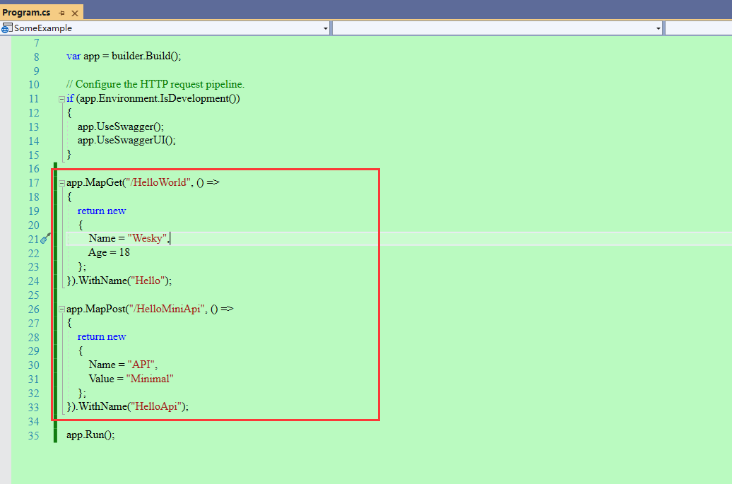 【.NET 6】使用.NET 6开发minimal api以及依赖注入的实现、VS2022热重载和自动反编译功能的演示...