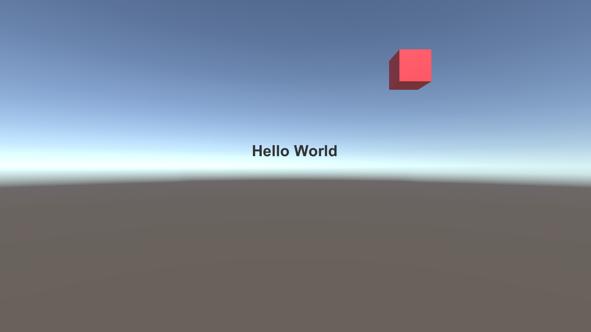 【拥抱元宇宙】创建你的第一个Unity程序HelloWorld，并发布